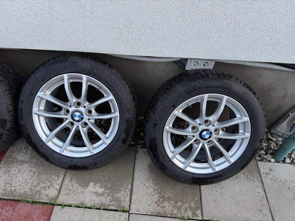Roti jante 16” aliaj originale BMW iarna Continentsl TS 860 SSR