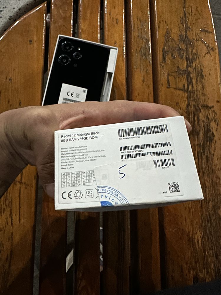 Redmi 12 8/256gb karopka dakument yengide
