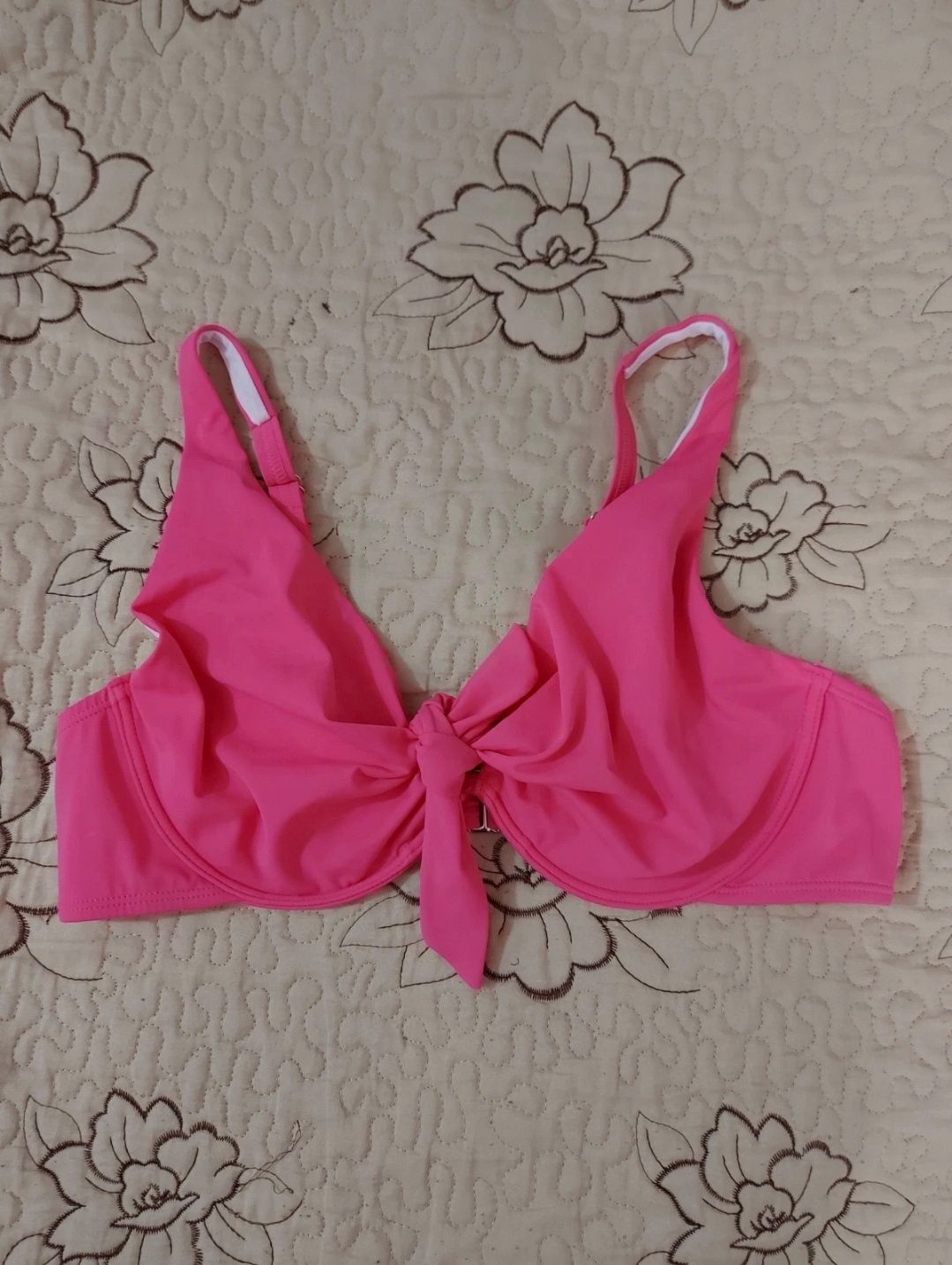 Costum de baie roz, 2 piese (slip +sutien)