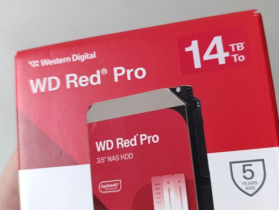HDD Western Digital WD Red Pro 14TB, 3.5", ideal NAS, nou sigilat
