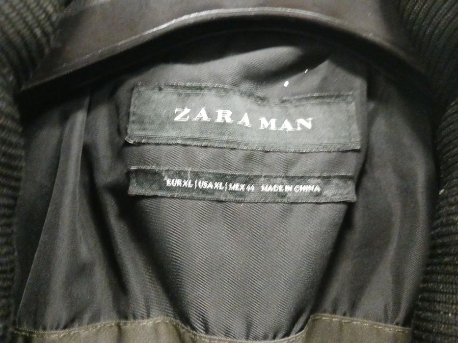 Vând jachetă parka bărbați,  Zara man, neagră, XL