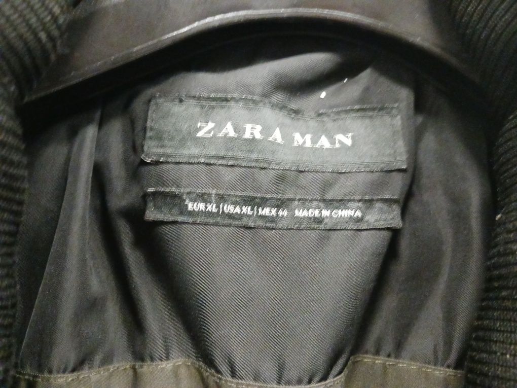 Vând jachetă parka bărbați,  Zara man, neagră, XL
