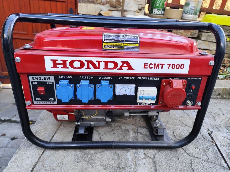 Бензинов генератор HONDA ECMT 7000
