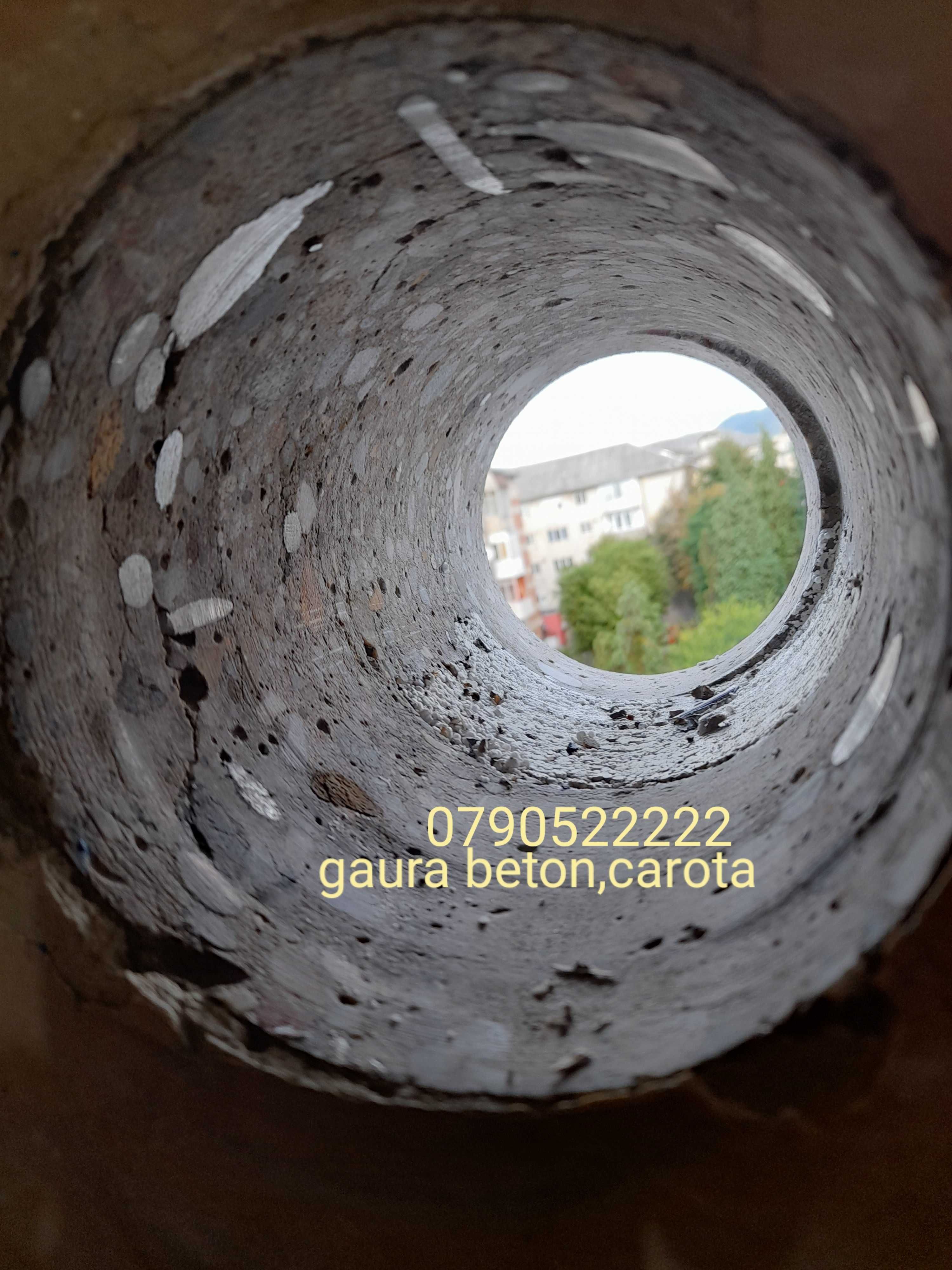 gaura hota,carotare beton,ventilatie,carota,horn,centrala,vid Ø350