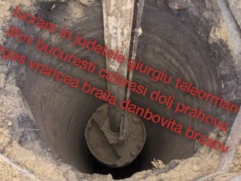 Foraje Puturi apă 80 de lei m