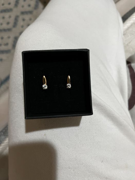 Сережки золото детское