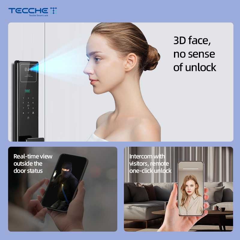 Aqlli qulf Smart Lock Умный замок TECCHE