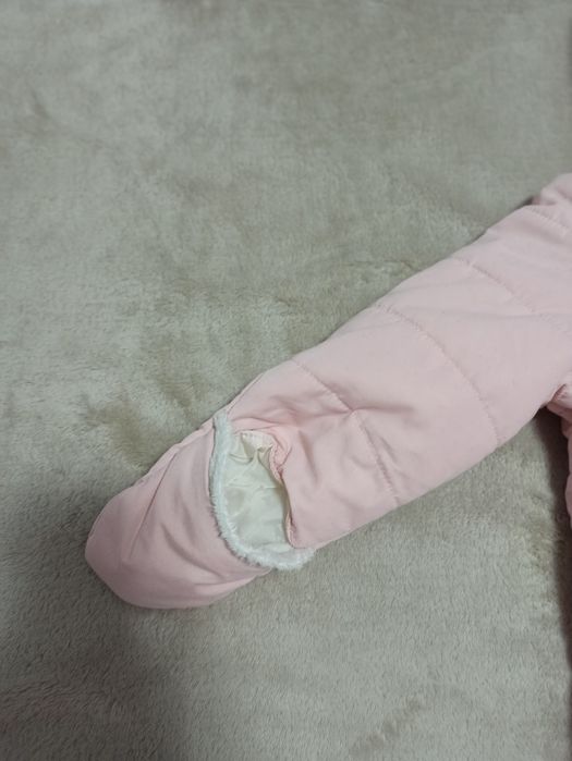 Combinezon de iarnă, Masura 80 C&A, Baby Club 
Roz, cu picioare ș