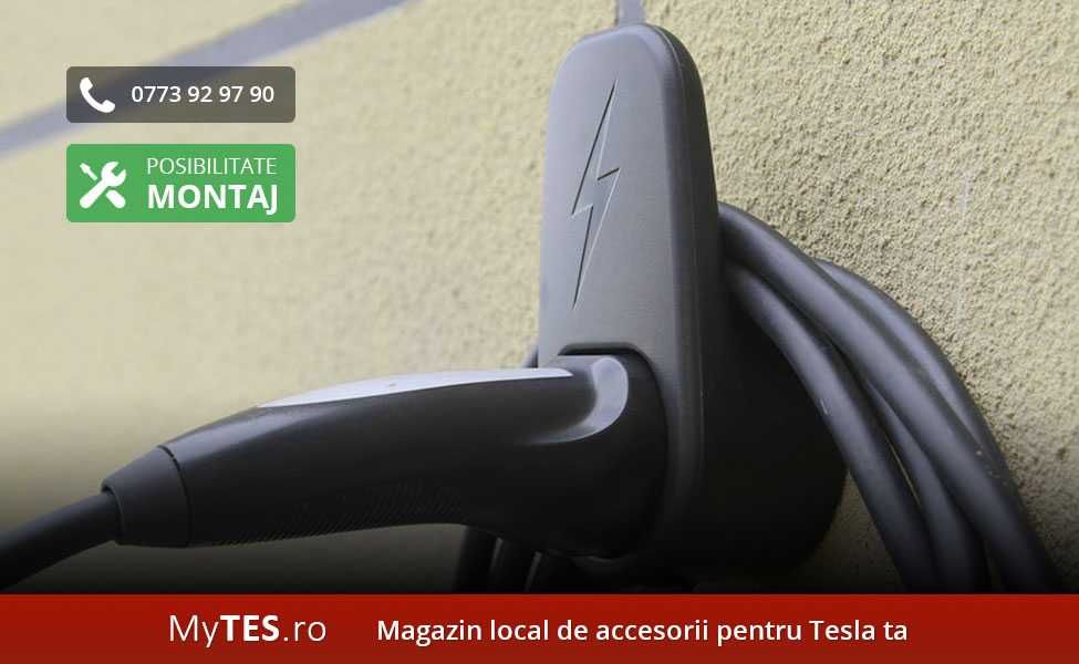 Suport perete pt mufa + cablu + statie incarcare - Tesla Model S 3 X Y