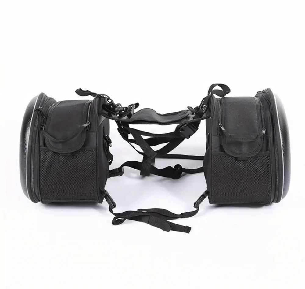 Genti laterale moto coburi extensibile portbagaj, 58L, impermeabile