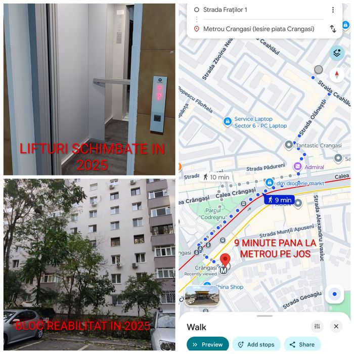 Apartament 4 camere – Crângași, reabilitat 2025, Centrală.