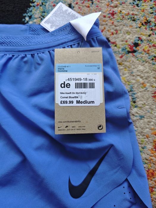 Pantaloni scurti alergare nike aeroswift M PRET FIX