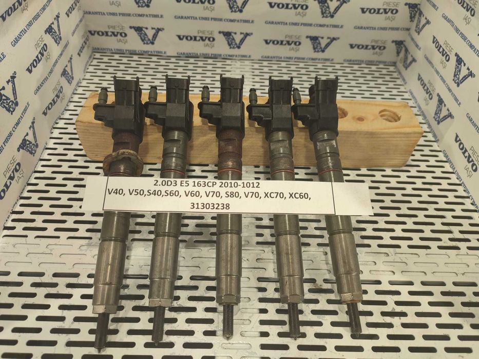 set 5 Injectoare VOLVO 2.0D3 E5 S40 V50 S40 S60 V40 XC70 XC60 2010 -
