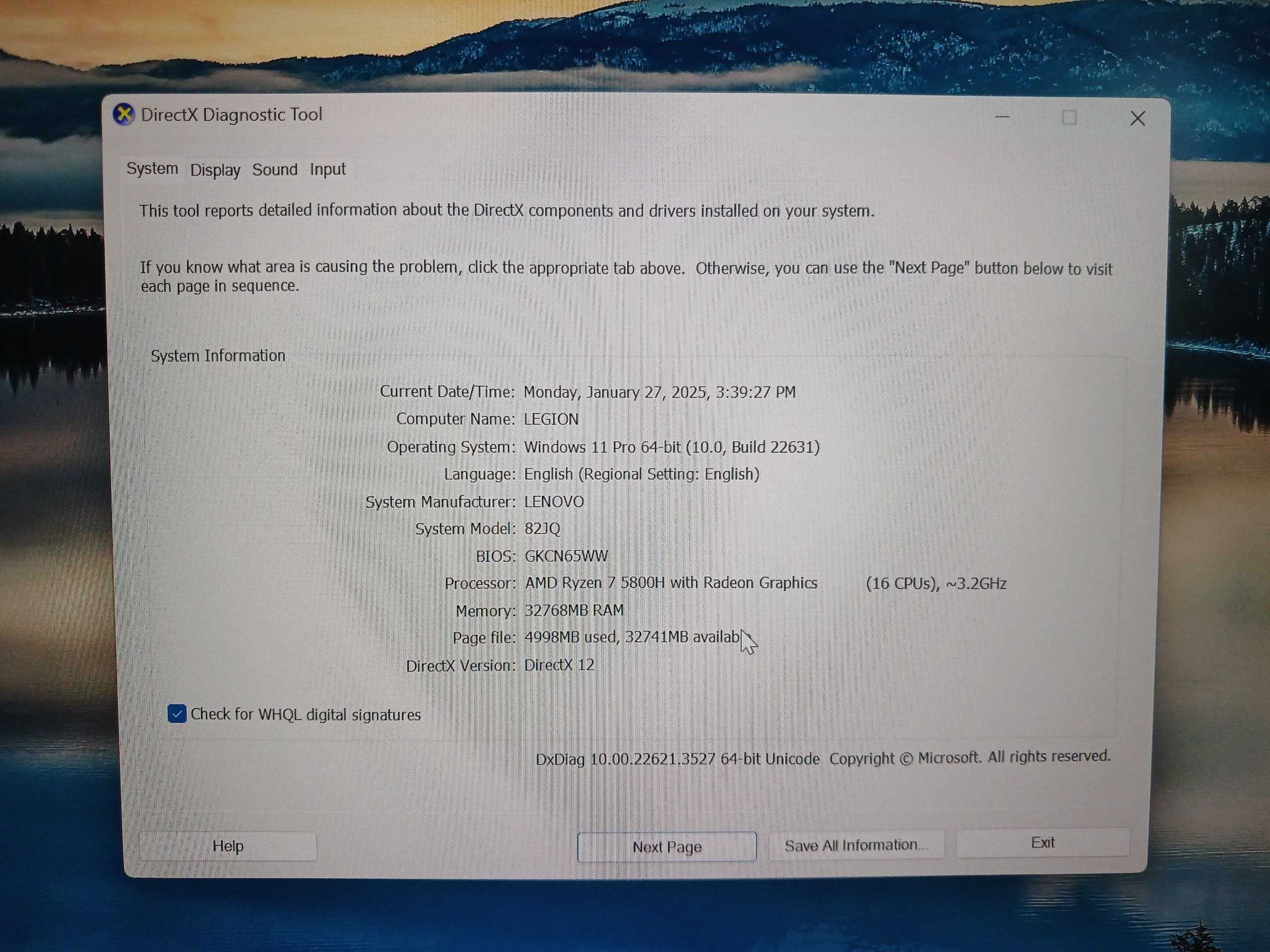 Lenovo Legion – RTX 3070 + Ryzen 7 5800H Gaming Monster – Atigi 630$!