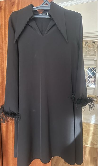 Платье черное вечернее, женское