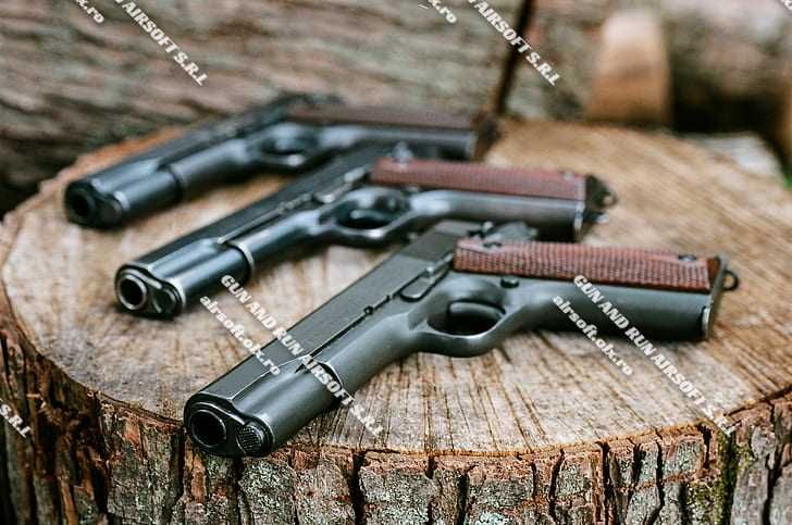 Pistol Colt CO2 - Metal, Ultra-Puternic [5 JOULI], Airsoft Gaz Arc!