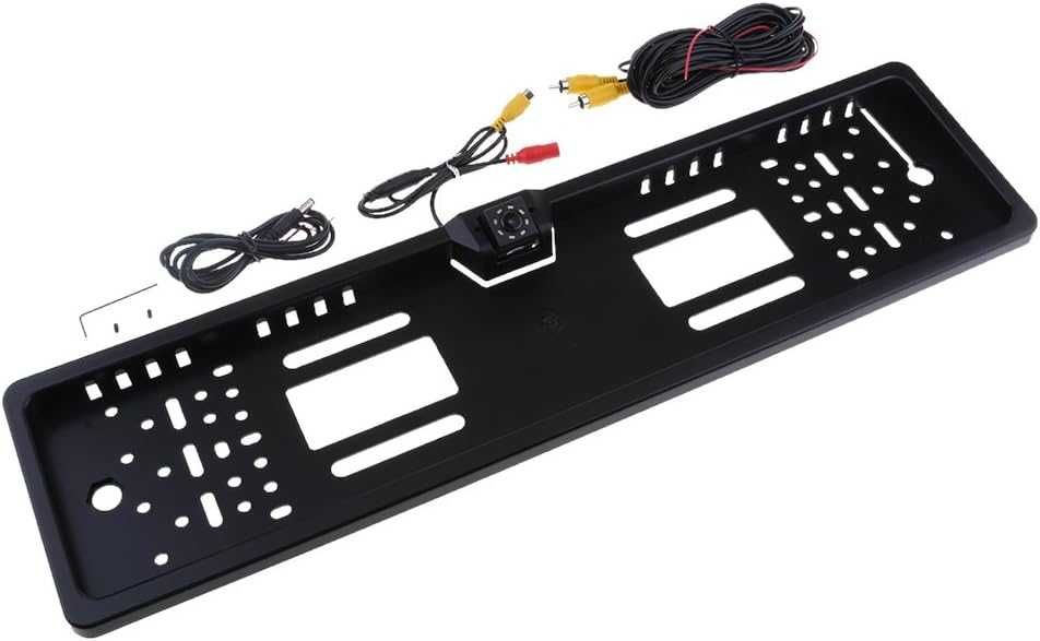 Поставка за номер с 8 LED камера за задно виждане с Нощен режим.