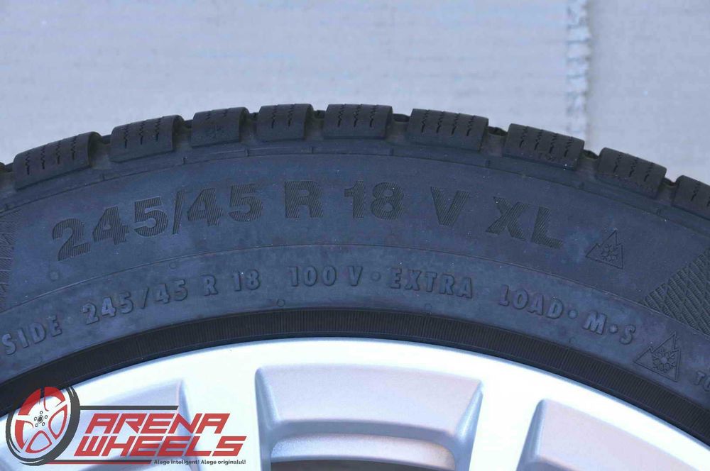 Roti Iarna 18 inch Originale BMW Seria 5 G30 G31 Conti 245/45 R18 RFT