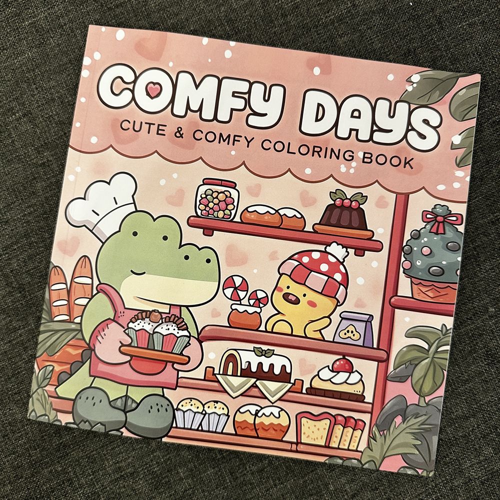 Pachet 2 Carti Colorat: Cat Routine si Comfy Days Roz