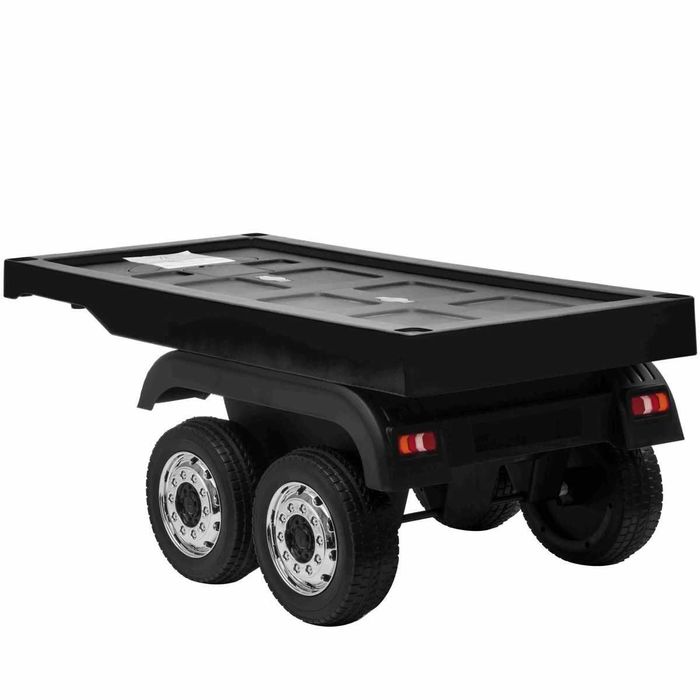 Camion electric Mercedes ACTROS 4x 45W 12V cu platforma, negru