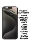 Folie Silicon Mat sau Clar iPhone 11 12 13 14 15 16 Pro Max