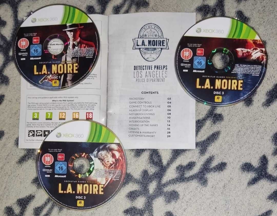 CRYSIS 2 + LA Noire - 2 jocuri XBOX 360 Complete cu manual EN + BONUS