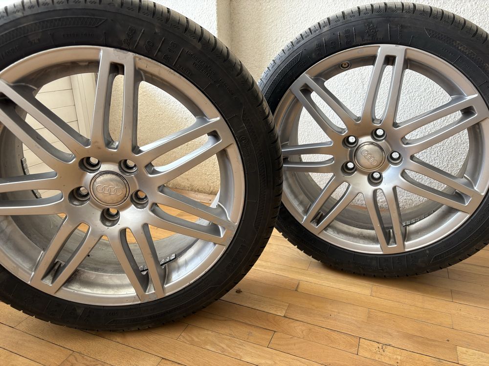 Оригинални джанти 18" OEM AUDI A3 8P LE MANS с летни гуми дот 22-24.