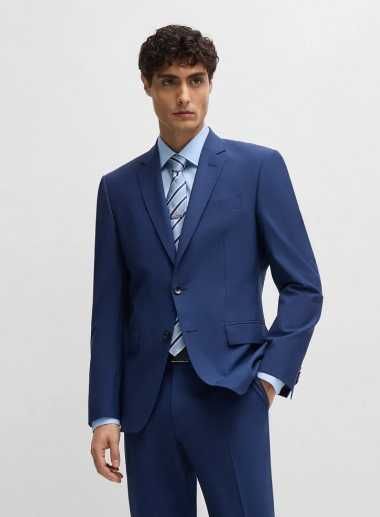 Sacou blazer slim 46 S de lux J. Lindeberg lana extrafina navy royal