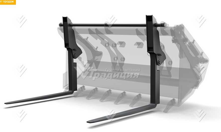 Вилы паллетные (откидные) для экскаватора-погрузчика JCB 3CX,4CX,5CX