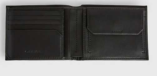 Calvin Klein - Leather RFID Trifold Wallet