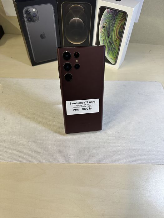 Samsung s22 ultra / 128 gb / Garantie / folie sticla cadou