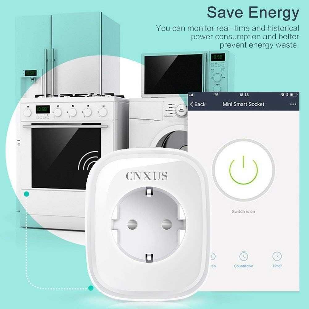 Интелигентен WiFi CNXUS Smart контакт,2 бр/к-кт за Android,iOS