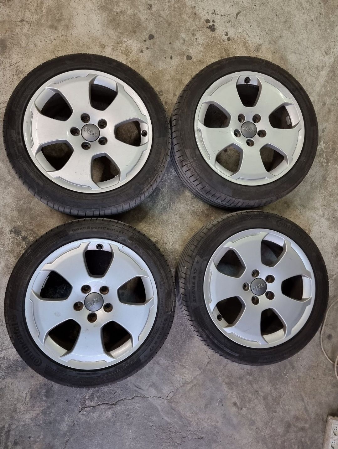 Jante Audi R17 Originale 5x112 stare foarte buna