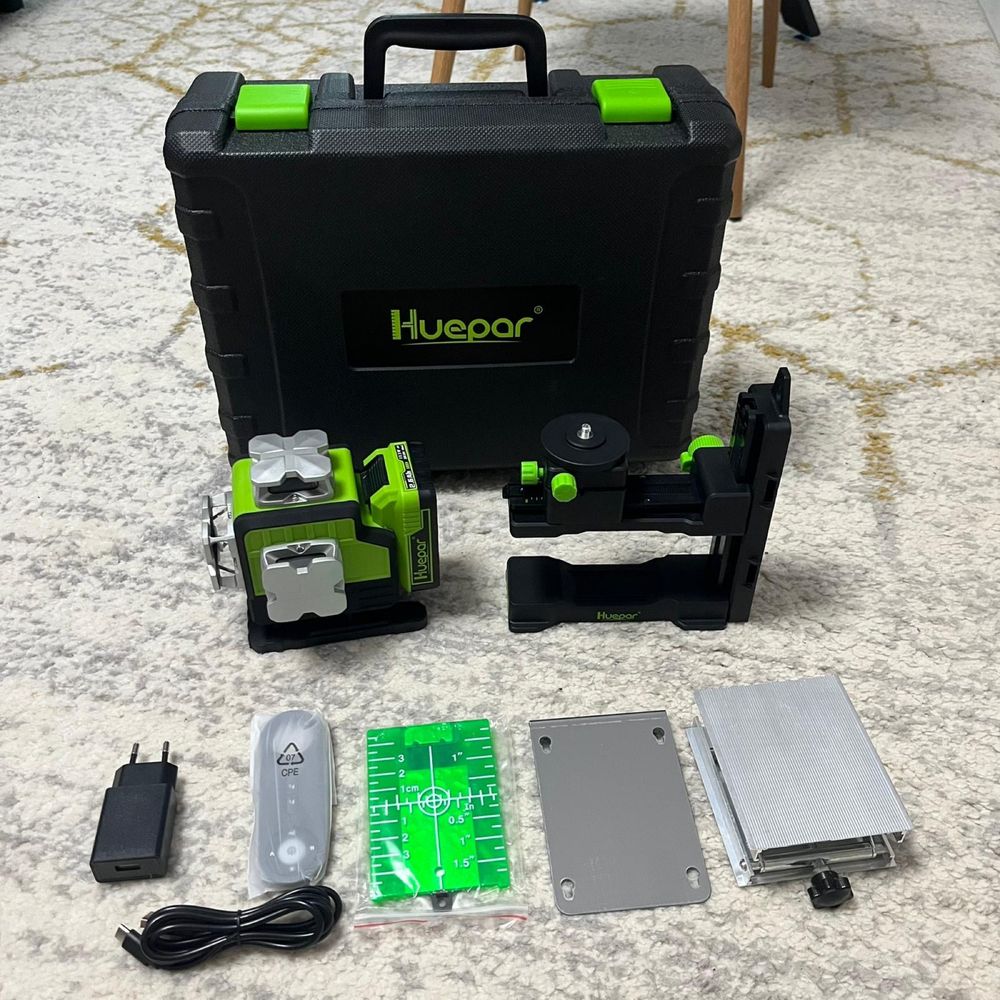 Nivela Laser Huepar P04CG 4D cu 16 Linii NOU
