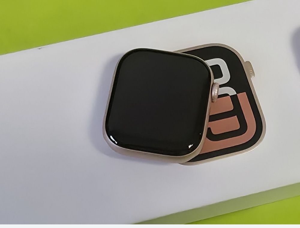 КАТО НОВ 100% 42mm Apple watch 10 GPS Гаранция Yettel 2027 Rose Gold