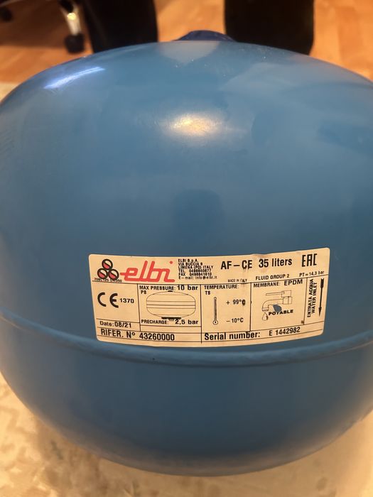 Продается Бак расширительный ELBI AF 35 CE 10 бар