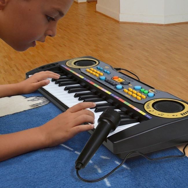 Детско пиано с микрофон Bontempi/йоника с микрофон