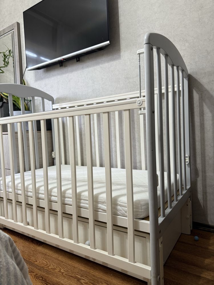 Кроватка 120*60 в хорошем состоянии