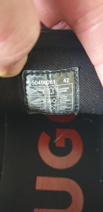 Hugo Boss HUGO Leather 42/26 .5 - 27 см ОРИГИНАЛ Мъжки кец от ест кожа