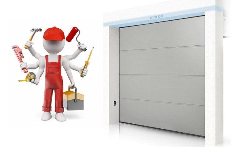 Ремонт и обслуживание секционных ворот в Уральске, Аксае, районах ЗКО