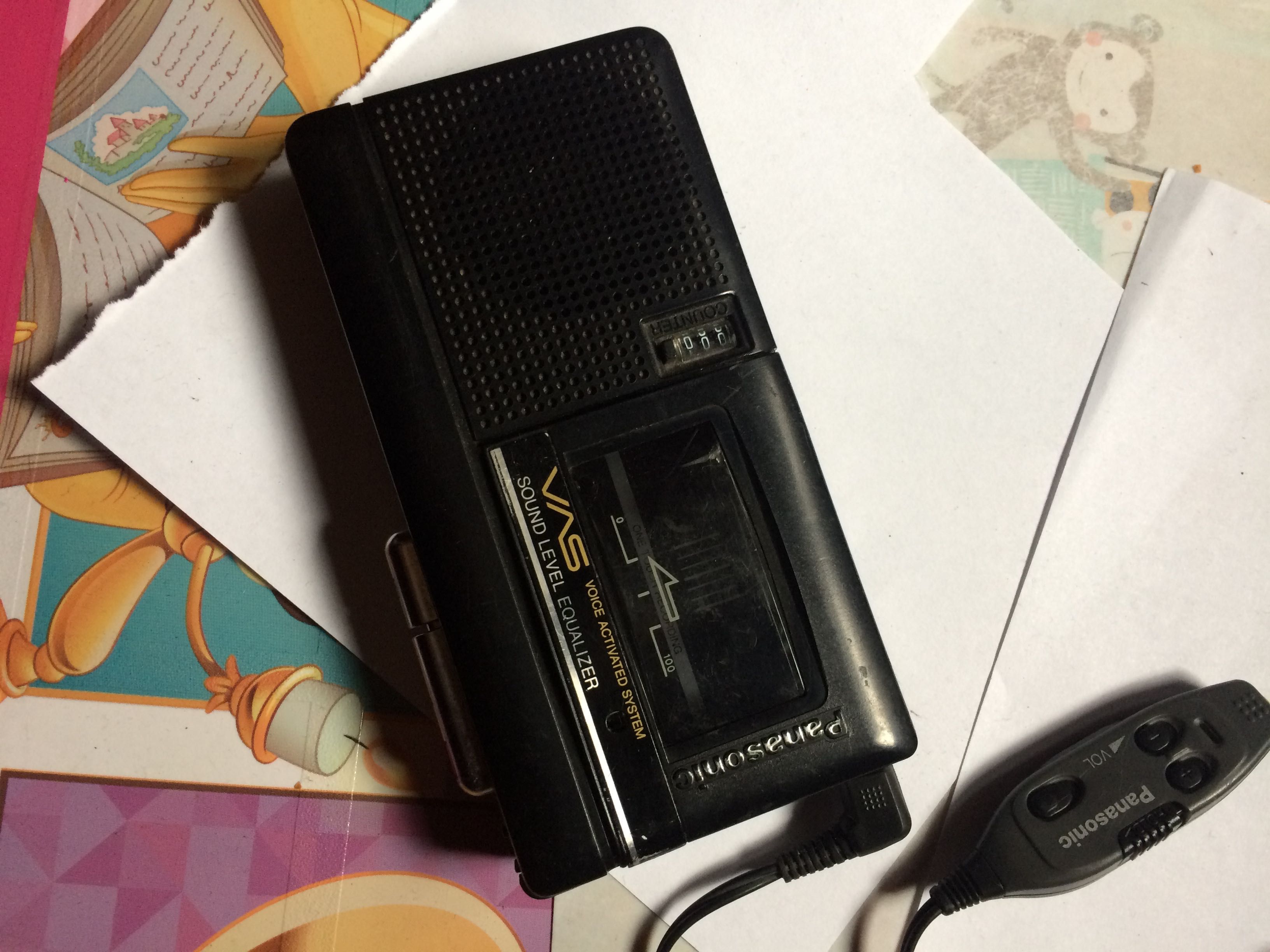 Vintage Panasonic RN-122 Microcassette Voice Recorder