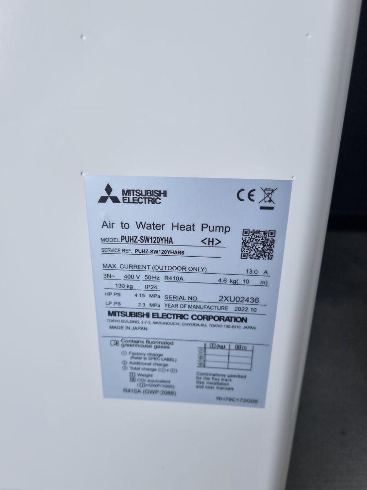 Термопомпа Mitsubishi ECODAN