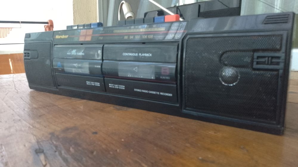 Karcher Radio casetofon dublu - Colecție Vintage