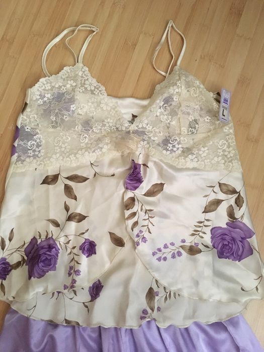 Pijama de vara din satin