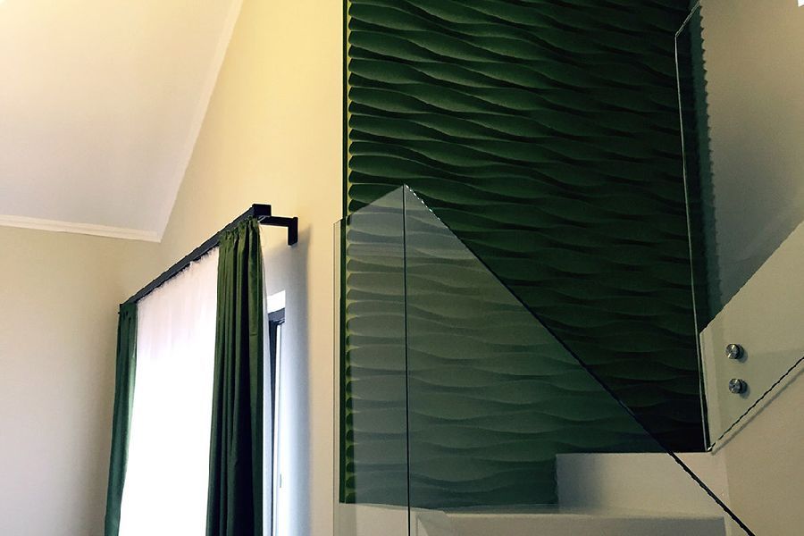 Декоративни 3D панели - 3д гипсови панели, облицовки за стени 0134