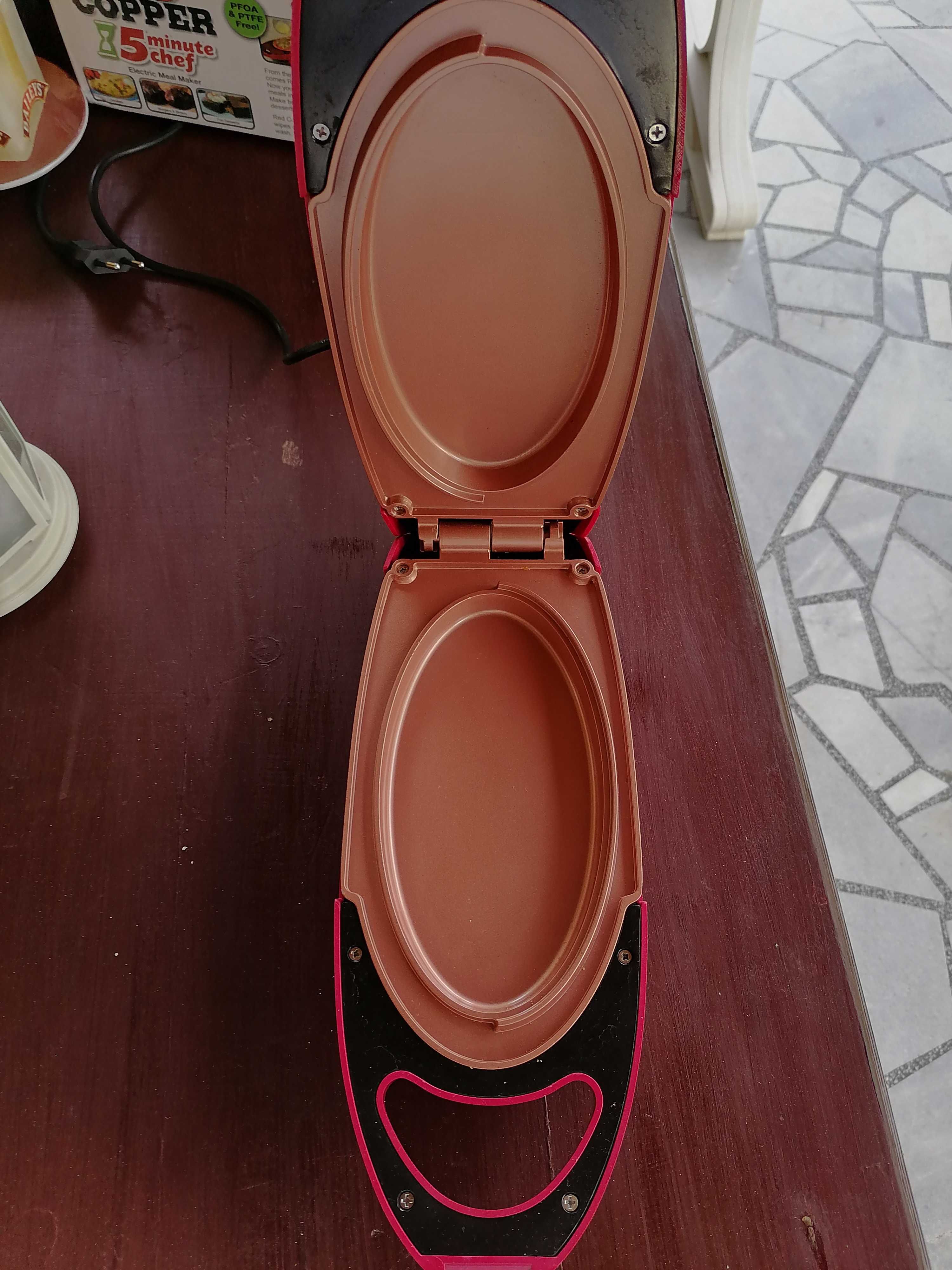 Електрически тиган Red Copper 5 minute Chef