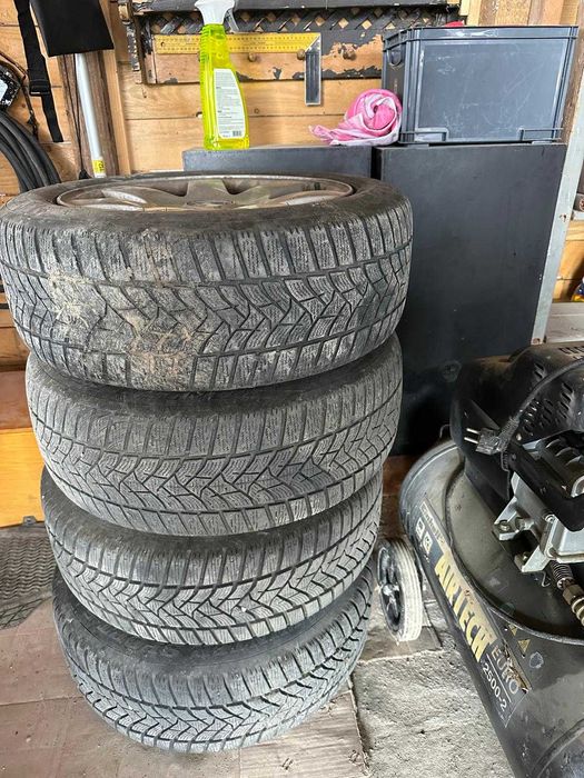 jante BMW 16 inch e46 cu cauciucuri de iarna