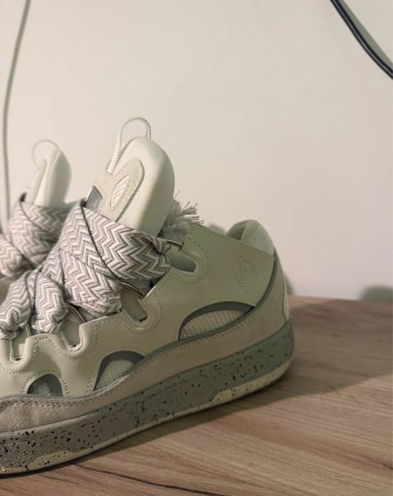 Lanvin curb gri cu alb