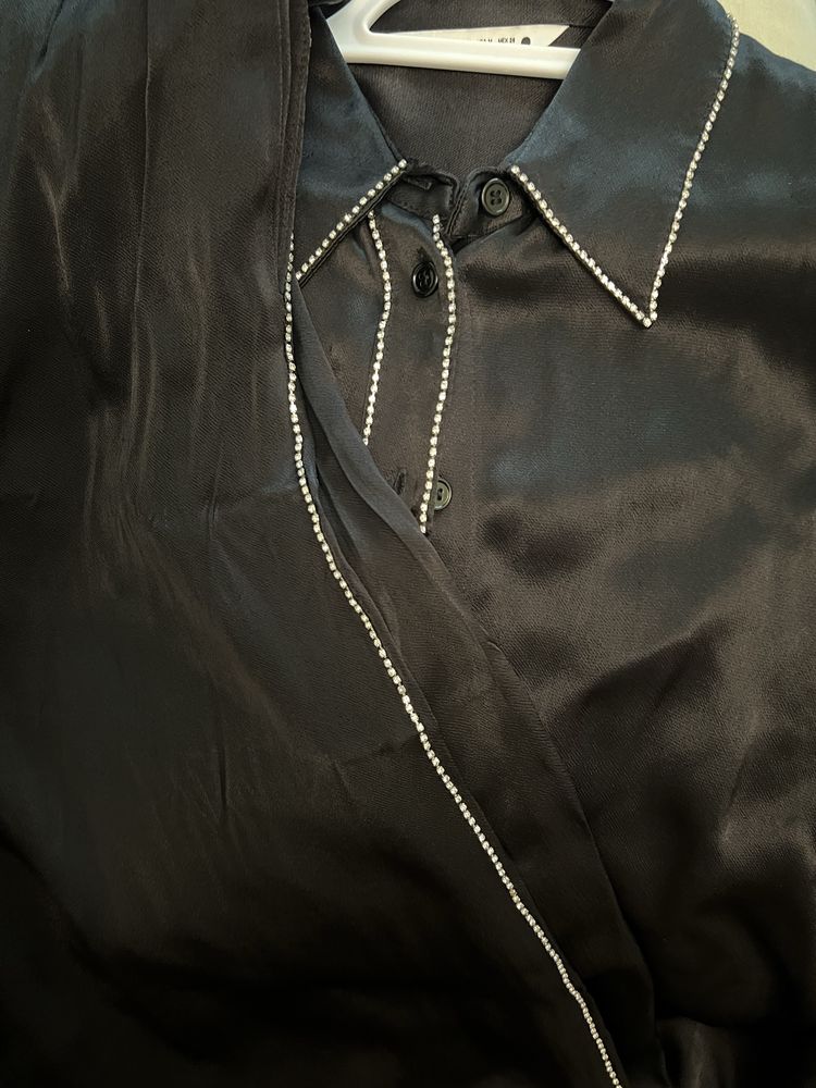 Женский атласный костюм zara