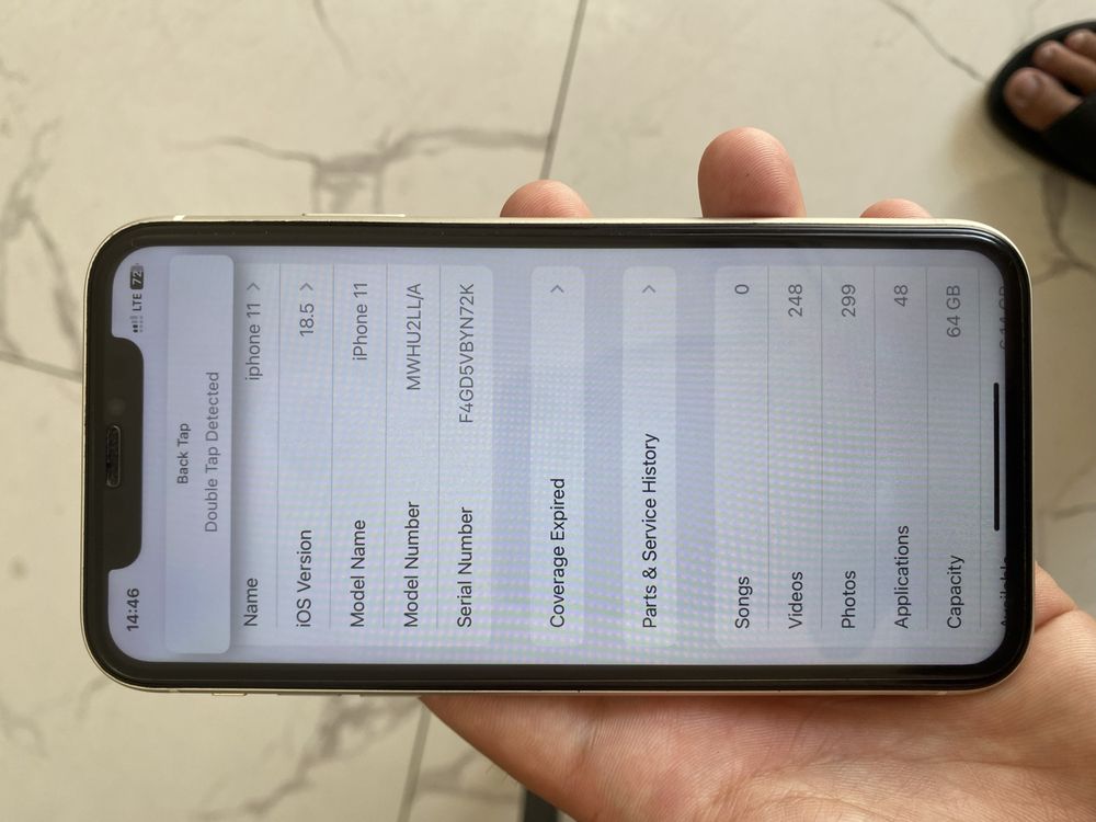 iphone 11 64gb LLA+ e sim